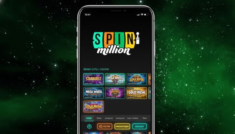 What can I actually do on the Spin Million Casino mobile app?